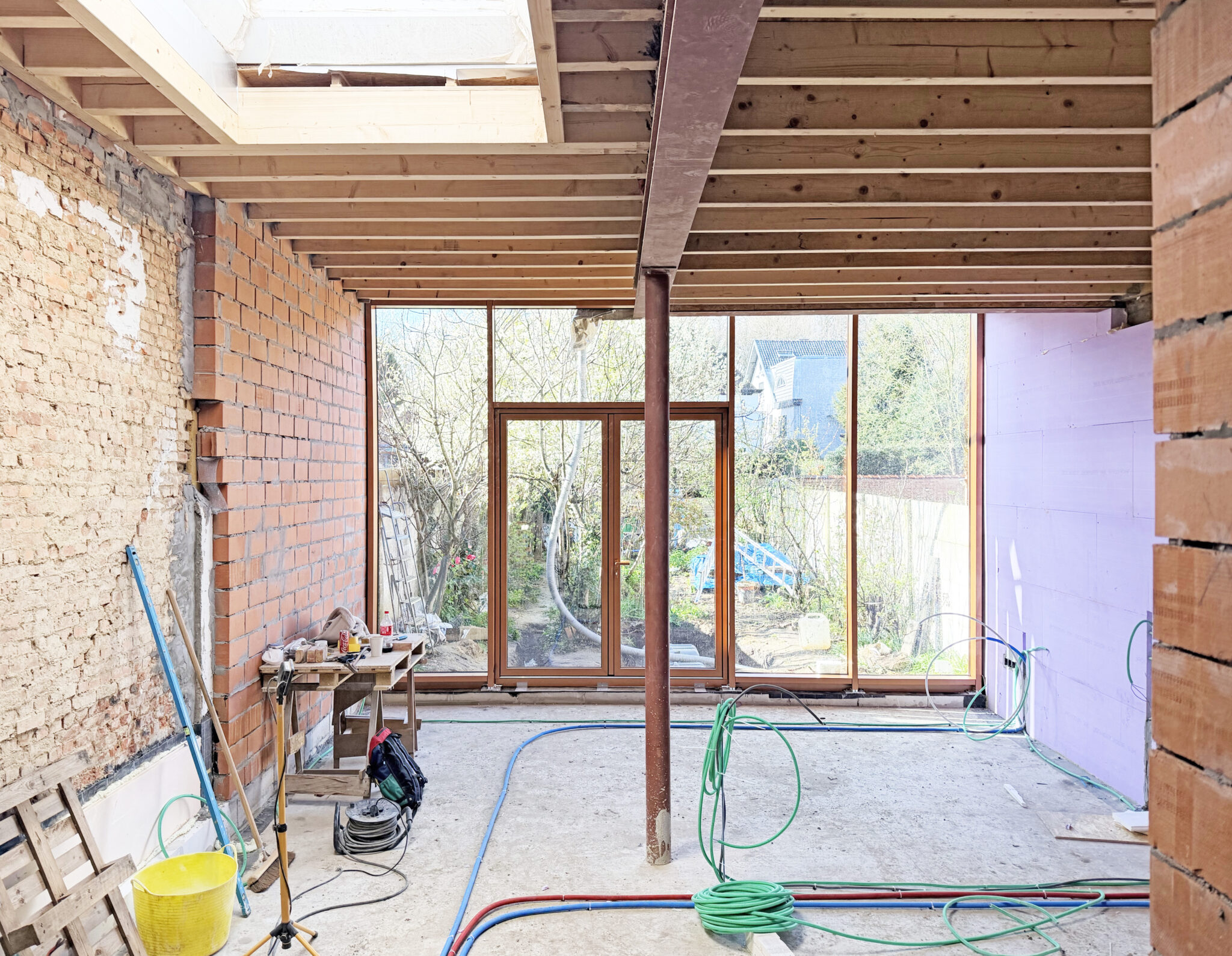 Verbouwing rijwoning woning Deurne Antwerpen